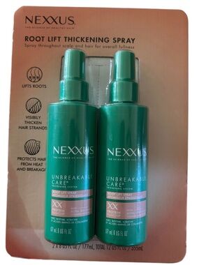 Nexxus Bundle | Pair Root Lift Thickening Spray Roots Visibly Thickens Strands 2